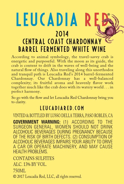 2014 Central Coast Chardonnay